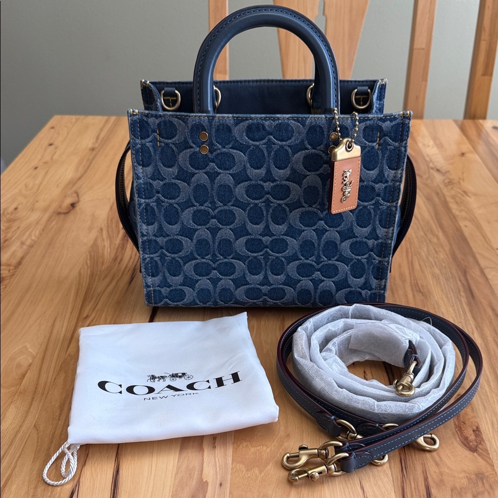 Coach Rogue Bag 25 In Signature Denim